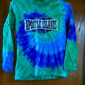 💙 Tie-dyed Long Sleeve T-shirt Youth Size Small 💙